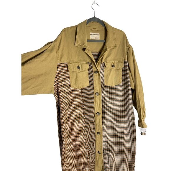 NWT Free People Bentley Ombre Shirt Jacket-sz Medium - Picture 9 of 11